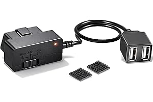 sixcow 010-12530-23 Constant Power Cable for Garmin Dash Cam 46, 47, 56, 57, 66W, 67W, Live, Mini, Mini 2, Tandem DashCam, Fi