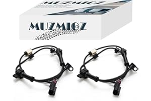 MUZMIOZ Front ABS Wheel Speed Sensor Left & Right ALS1337, Fit for 2002-2009 Chevy Trailblazer EXT SSR GMC Envoy XL XUV, 2004-2007 Buick Rainier, Saab 9-7x, Omobile Bravada