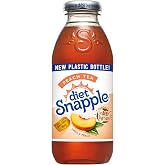 Diet Snapple - Diet Peach Tea - 16 oz (9 Plastic Bottles)