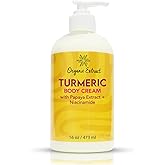 ORGANIC EXTRACT Turmeric Body Cream - 16 fl oz/473 ml - Deep Moisturizing, Hydrating Body Moisturizer Cream for Dry Skin - Helps Relieve & Restore Skin with Turmeric, Papaya Extract, Niacinamide