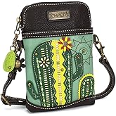 CHALA Dazzled Cell Phone Crossbody Purse-Women PU Leather Multicolor Handbag with Adjustable Strap