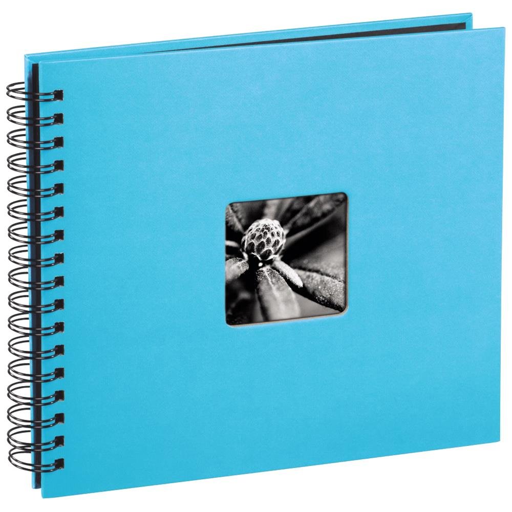 Hama 113679 Fine Art Photo Album | 28 x 24cm | Turquoise w/Black Pages