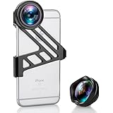 iPhone Lens, Fuleadture 175 Degree Wide Angle Lens and 3X HD Telephoto Clip-On Cell Phone Camera Lens Kit for iPhone 6 6s ( with Universal Clip for All Smartphones )