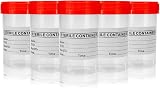 PTPTRATE 10pcs 60ml Specimen Containers Sample Bottles Random Color with Lid view 8
