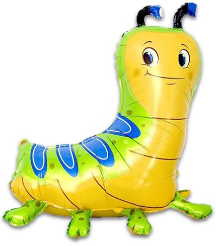 Anagram International Bright Butterfly Foil Balloons - Pack Of 25, Helium Quality, Self-Sealing