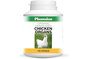 PHARMAKON Desiccated Chicken Organs, 150 Capsules, Liver, Hearth and Spleen.