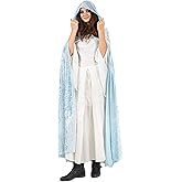 Everfan Hooded Cape for Adults | Men's Cloak with Hood for Halloween Cosplay Costume