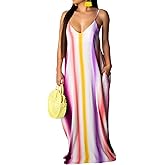 SheKiss 2026 Women's Casual Summer Floral Long Maxi Dresses Floor Length Sleeveless Plus Size Sundresses