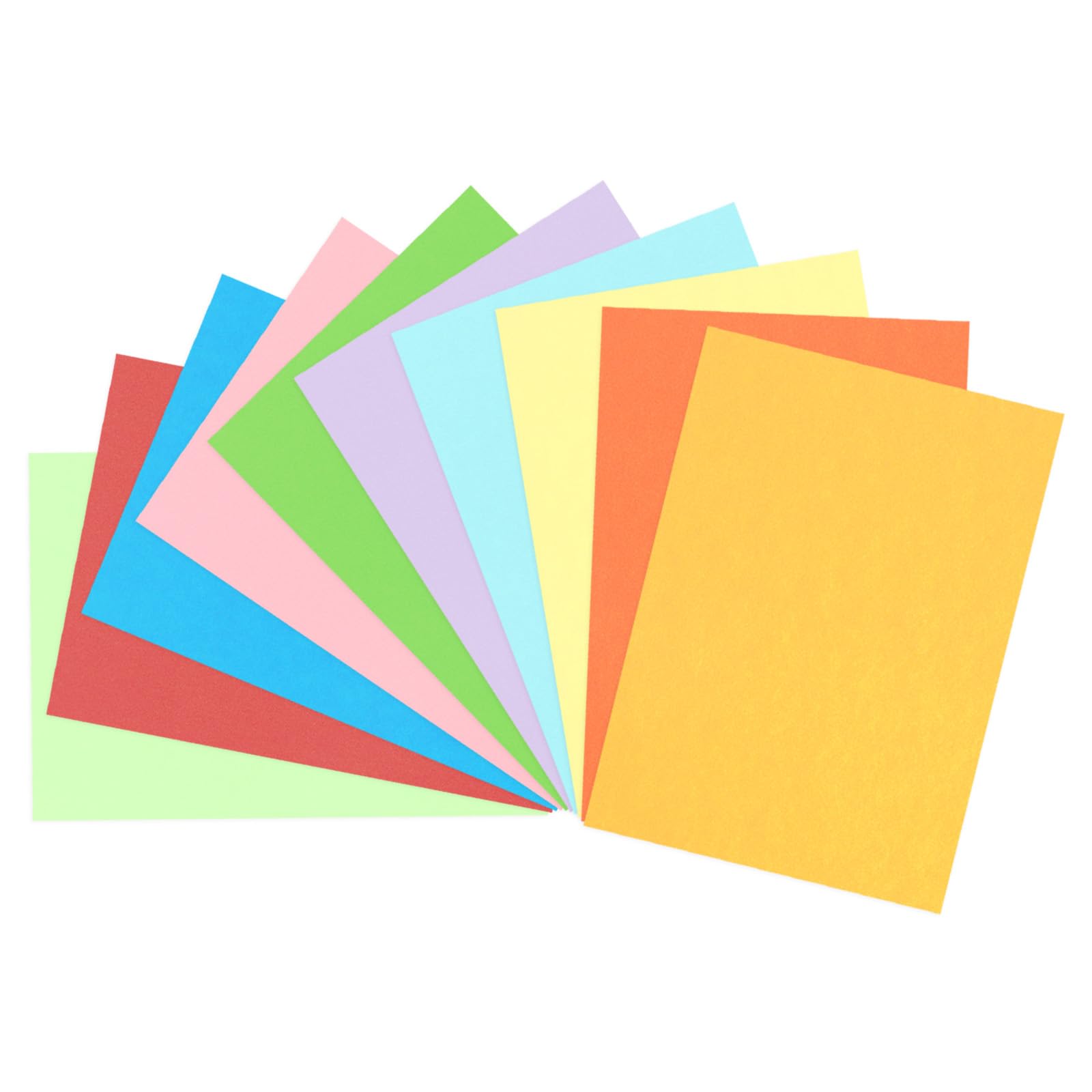 PATIKIL Origami Paper 100 Sheets Assorted Colored Paper 11.7X 8.3 A4 Copy Paper 19lb/70gsm Double Sided Colorful Print Paper Bulk for Crafting Supplies Printer