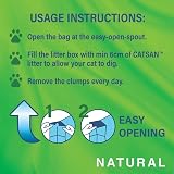 Catsan Natural Clumping Cat Litter 100% Biodegradable 2 x 20L Bags view 8