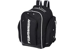 Winnwell Hockey Black Backpack Equipment Bag