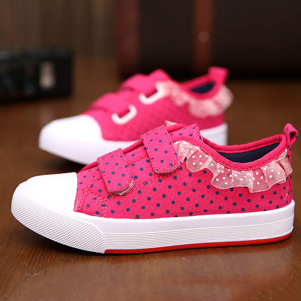polka dot canvas shoes