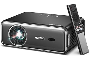 Aurzen D1 Pro Smart Projector with DoIby & DBX-TV Total Sonics, Official NetfIix, Native 1080P and 4K Supported, 20W Speakers