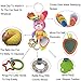 Seprovider Baby Toys, Colorful Rabbit Infant Stroller Toys Washable Squeaker Car Toys, Kids Hanging Toy for Crib with Rattle Ring, Mirror for Self Discovery, Teethers