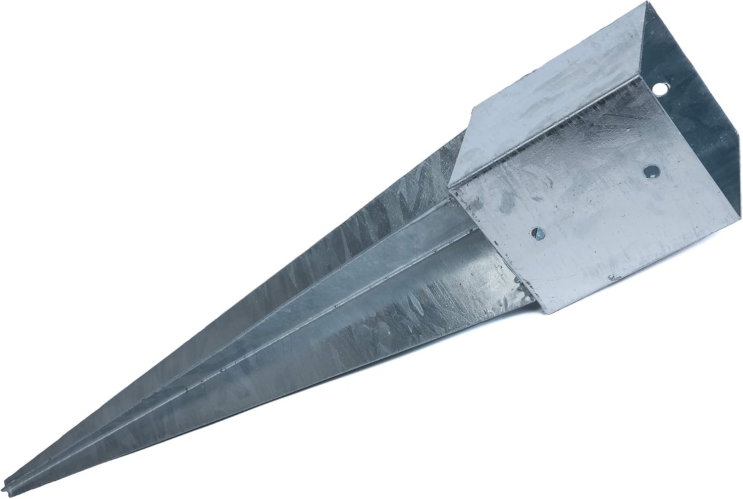 KOTARBAU® Ground Anchor, Post Spike, Galvanised Steel, 75 cm (29.5 inches), Silver, Ground Anchors Heavy Duty
