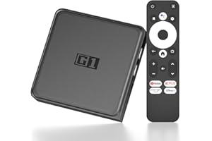 Android 11.0 TV Box 2024,Kinhank G1 Smart TV Box Netflix Google Certified,4+32GB Streaming Player,Ultra 4K HDR 10+/Dolby Vision/Dolby Audio,Wi-Fi 6,Ethernet,BT 5.0,AV1,Google Assistant,Amlogic S905X4