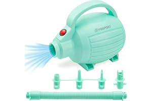 FBSPORT Pompe à air gonflable avec 4 buses, pompe à air électrique 600 W pour matelas gonflables, flotteurs, et plus en quelq