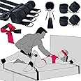 Sex Toys Bondage BDSM Restraints, Couples Sex Toys Bondage Restraints BDSM Kit, 75'' Adjustable Bed Restraints Sex Straps Set with Handcuffs Blindfold Tickler, Couple Adult Toys
