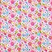 iNee Pink Floral Fat Quarters Quilting Fabric Bundles, Sewing Fabric for Quilting Crafting, 18