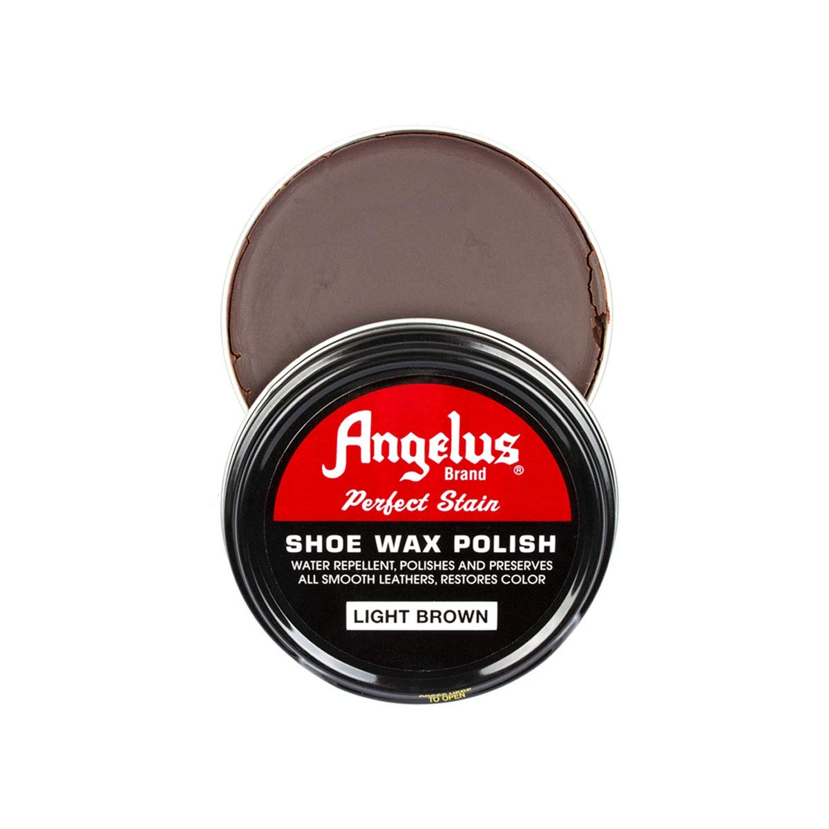 ngelus Perfect Stain Leather Shoe Wax Polish Light Brown for Leather Shoes And Boots Water Repellent - Light Brown Colour