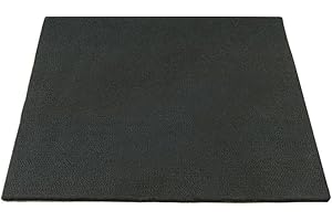 THE FELT STORE HIGH Temp Felt Plumbers PAD: Black, 12" X 12" X 1/8" Thick