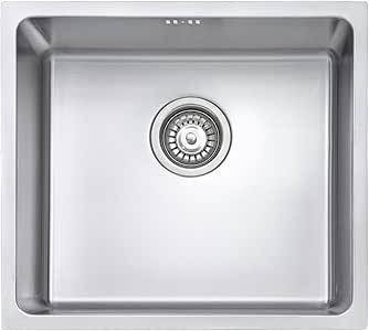 JASS Ferry - Fregadero de cocina de acero inoxidable, 1 seno cuadrado