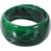 MECCANIXITY Acrylic Chunky Bangle Bracelets for Women, Acrylic Resin Bangle Statement Acetate Cuff Wristbands Bracelets Fashion Jewelry