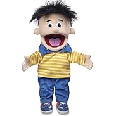 Marionnette à Main Silly Puppets - Pêche 40cm - Bras Et Bouche Mobiles - Jouet Créatif Pour Enfants