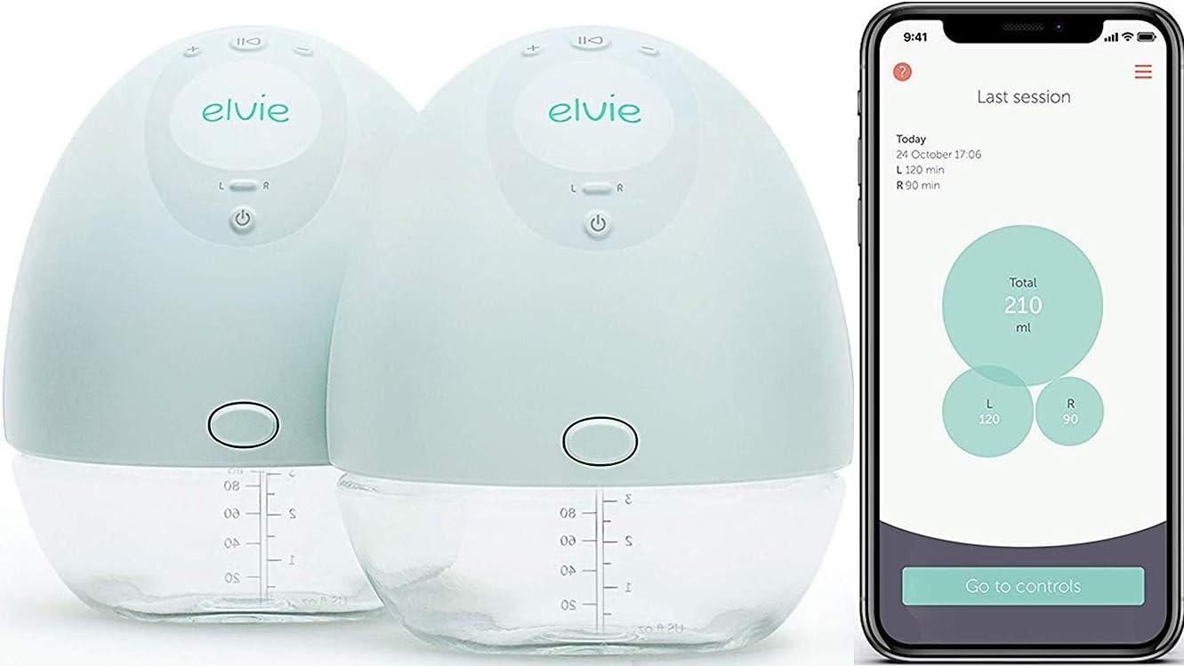 Elvie Pump Double Silent Wearable Breast Pump with App Electric Hands