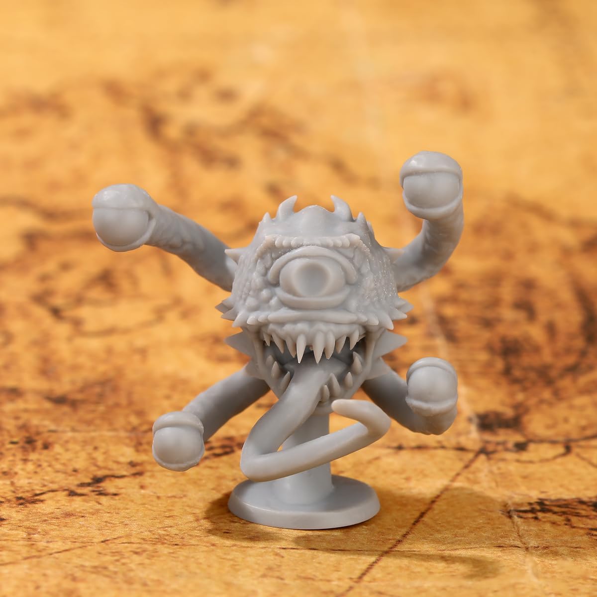 LKKCHER DESIGN 1pcs D&D Figures, 3D Cyclops Monster Miniatures, 4 Legged Unpainted Hand-painted Model, Role Playing Games Figures, Fantasy Tabletop Game Accessories, 3.8x3.6cm, DND Minis