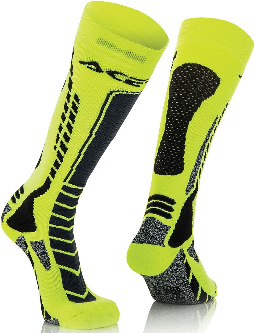 Acerbis Moto Cross/Off Road MX Pro Socks L-XL Black-Yellow