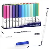 Welebar 1.0 Tip Pen Set Compatible with Cricut Maker 3/Maker 4/Maker/Explore 3/4/Air 2/Air, Premium Marker Pen Set of 36 Pack Medium Point Pens for Writing, Drawing, DIY Crafts