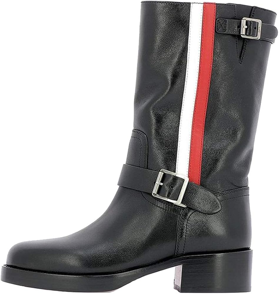 black pull on booties