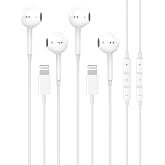 2 Pack [Apple MFi Certified] Wired Headphones for iPhone 14 13 12 Pro Max | 2Pack Wired Earbuds with Built-in Mic &amp; Volume Control HiFi Stereo Nosie Reduction Earphones for iPhone 14 13 12 11 XS XR X 8