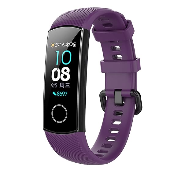 Sport Bands Compatible Huawei Honor Band 4, Soft Silicone Wrist Strap Bracelet Replacement Accessory Wristband for Huawei Honor Band 4 Smart Watch ...