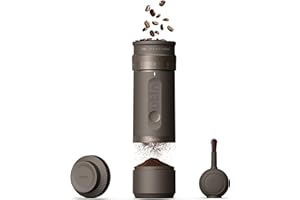 OutIn Fino Portable Electric Coffee Grinder,Adjustable Coffee Bean Grinder with 28 Precise Grind Setting,One-Button Burr Coff