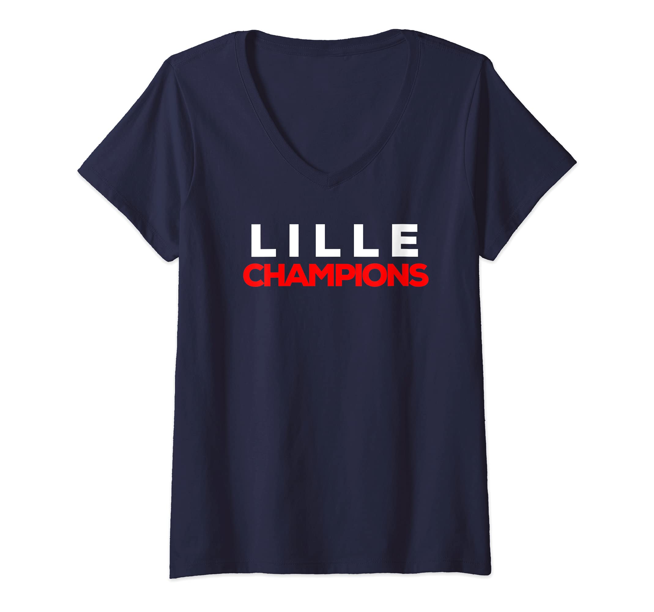 Womens Lille Champions V-Neck T-Shirt