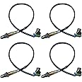 ATBIZZLE O2 Oxygen Sensor 250-24649 Upstream and Downstream Fit for Chevy Equinox Impala Traverse Captiva Sport, GMC Terrain Acadia, Cadillac SRX, Buick Allure LaCrosse, Replace#234-4815 234-4816 4Pcs