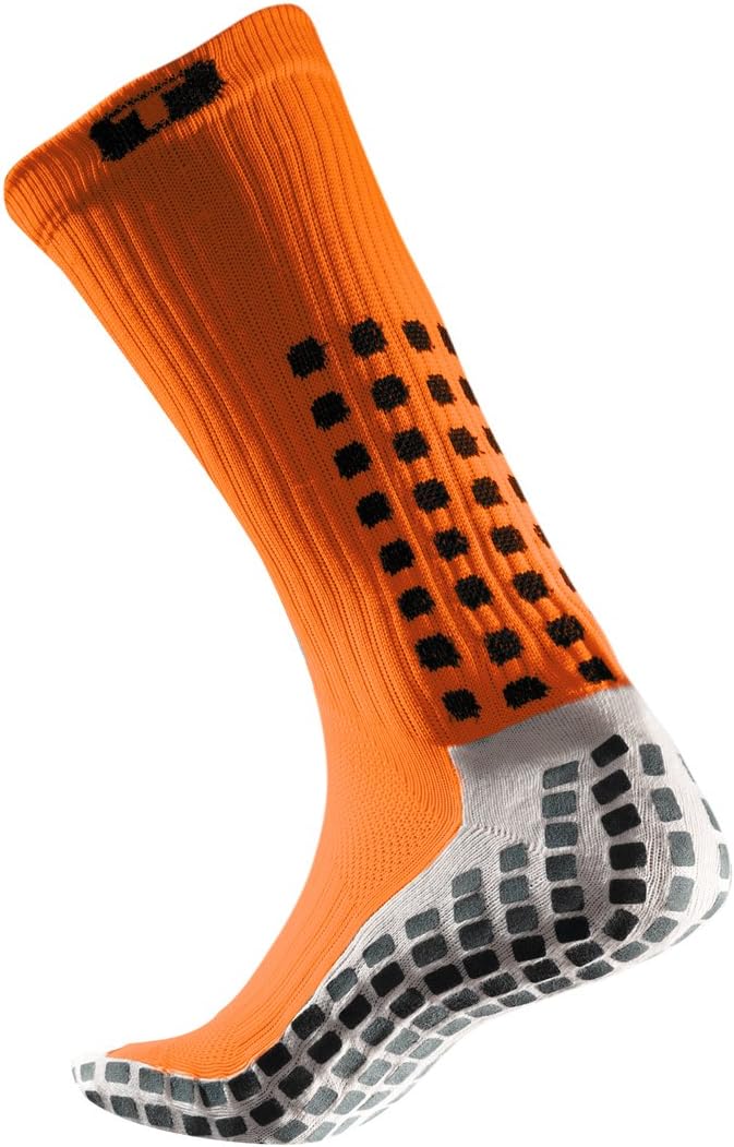 Trusox Mid-Calf Crew Thin Orange