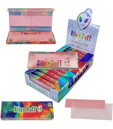 Lot De 400 Pointes Filtrantes Alien Puff - 8 Couleurs Vives - 60x20 Mm - Pour Cigarettes Roulées