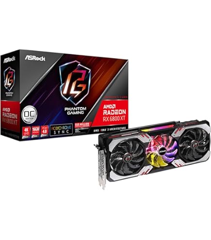Amazon.com: ASRock VCX RX6800 PGD 16GO RX 6800 Graphics