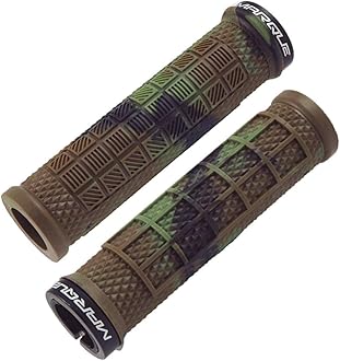 MARQUE Grapple Mountain Bike Handlebar Grips – Single Lock-On Ring MTB and BMX Bicycle Handle Bar with Non-Slip Grip
