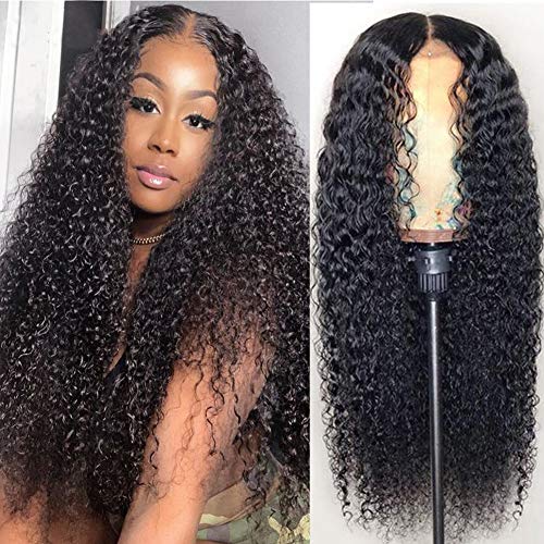 Isee Hair 13x4 Lace Front Human Hair Wigs Mongolian Kinky Curly
