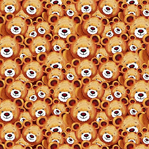 Brown Baby Bear Wrapping Paper 50SQFT