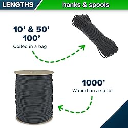 Paracord Planet 550 Paracord – 200+ Colors