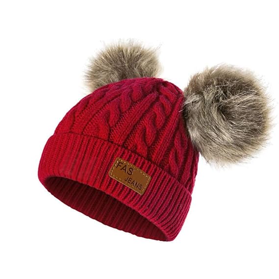 Red toddler winter hat Clearance