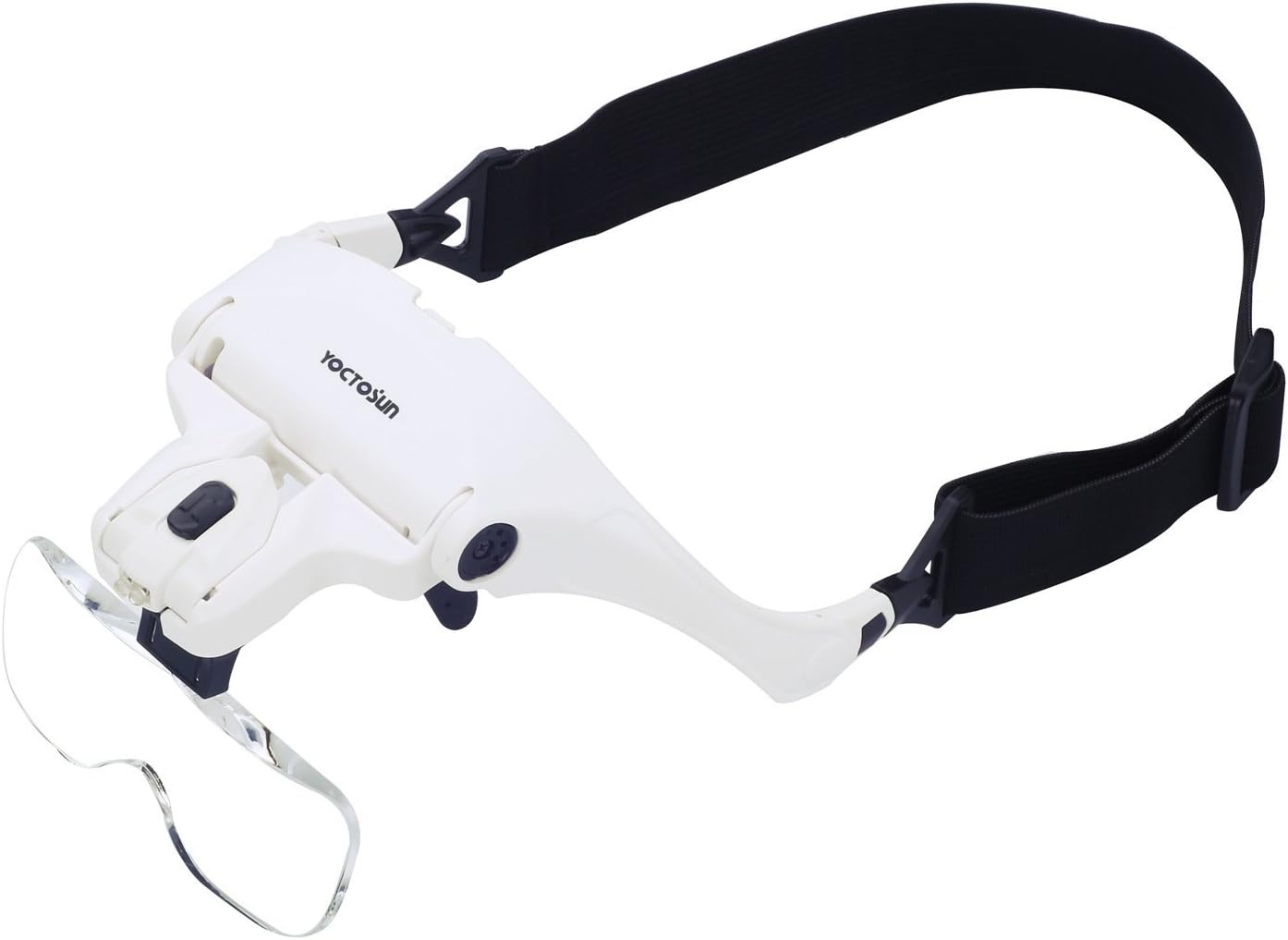 MagniPros LED Illuminated Headband Magnifier Visor with Bonus Cleaning Cloth 700987222876 eBay