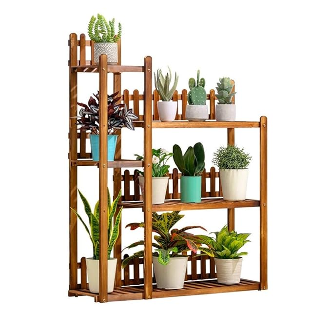 XHH Puesto de Flores, de Madera Maciza de la Sala de Estar ...