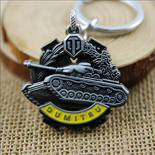 World of Tanks Dumitru's Medal Alloy keychain Key Ring Pendant