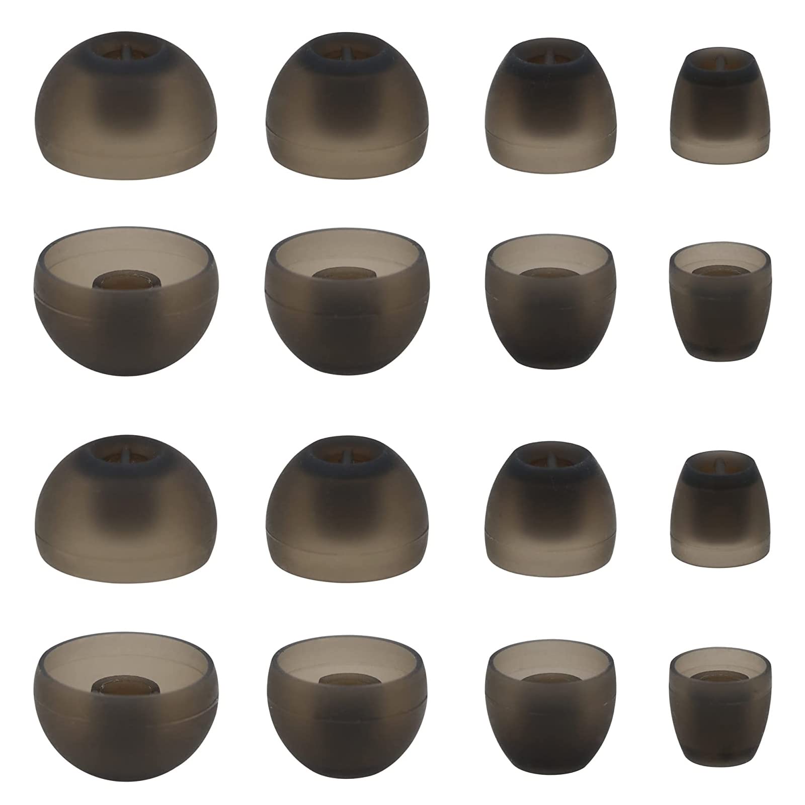 LALASTYLE Ear Adapters Compatible with Sennheiser Momentum HD1 in-Ear Earbud, XS/S/M/L 4 Sizes 8 Pair Soft Silicone Replacement Ear Tip Ear Adapters, Fit for Sennheiser Earphone Momentum
